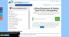 Desktop Screenshot of liftingsafety.co.uk